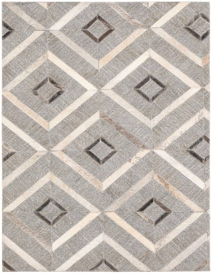 Detail image of 2' x 3' Cowhide Leather Rug