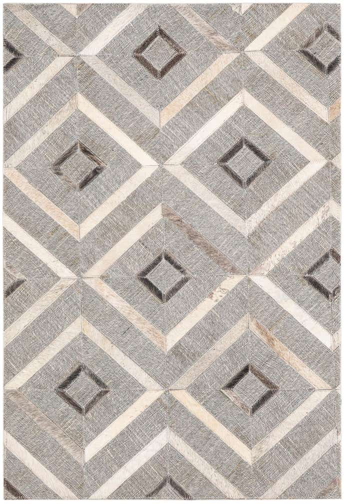 2' x 3' Cowhide Leather Rug
