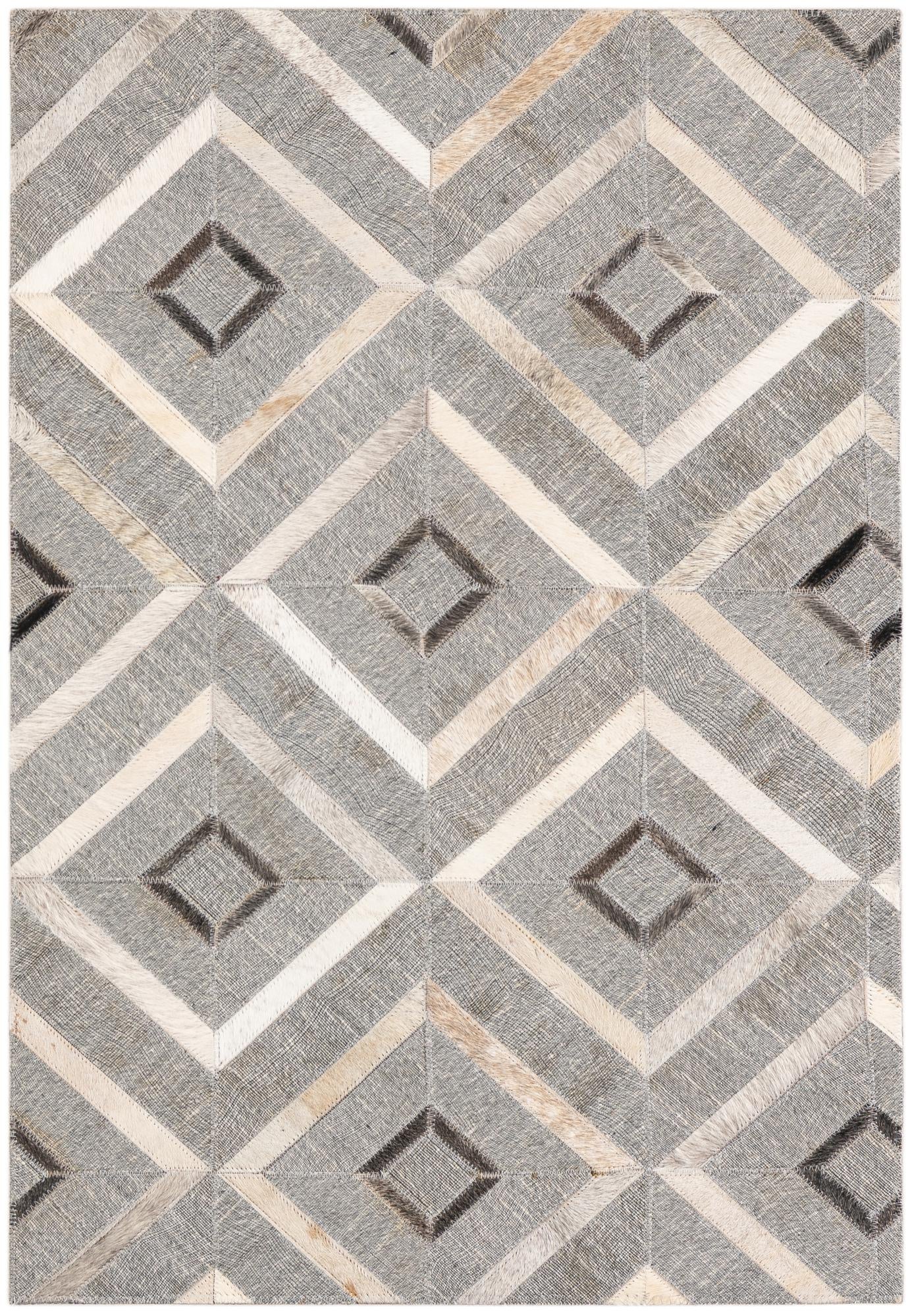 2' x 3' Cowhide Leather Rug