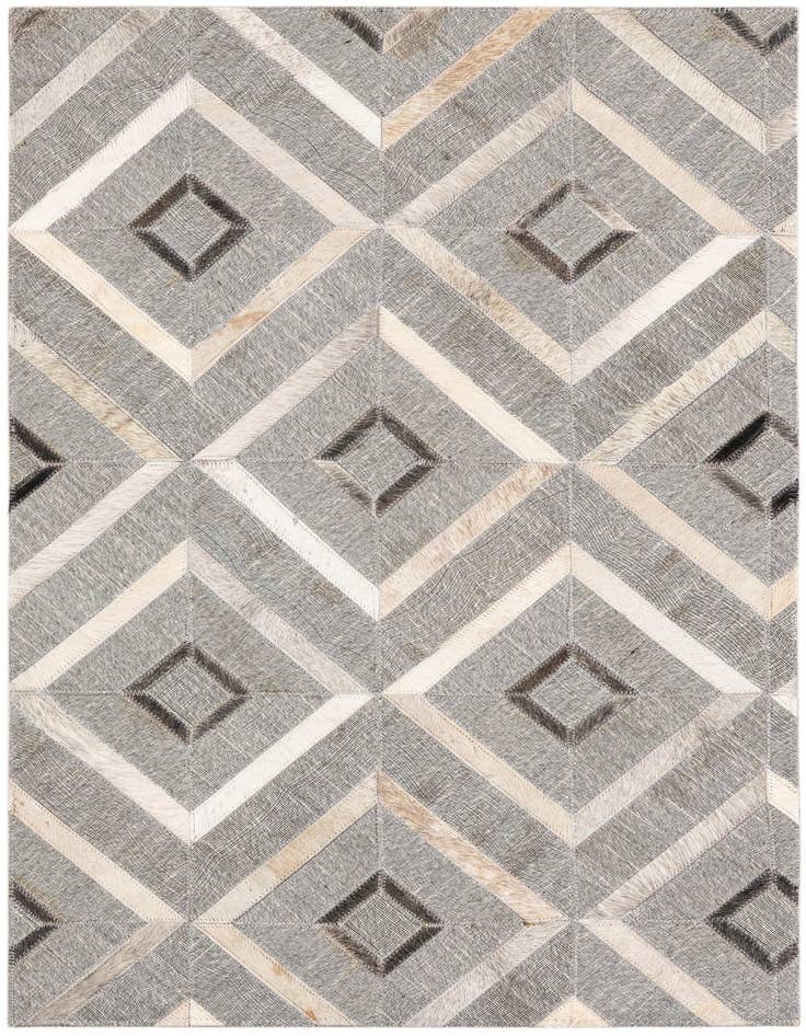 Detail image of 2' x 3' Cowhide Leather Rug