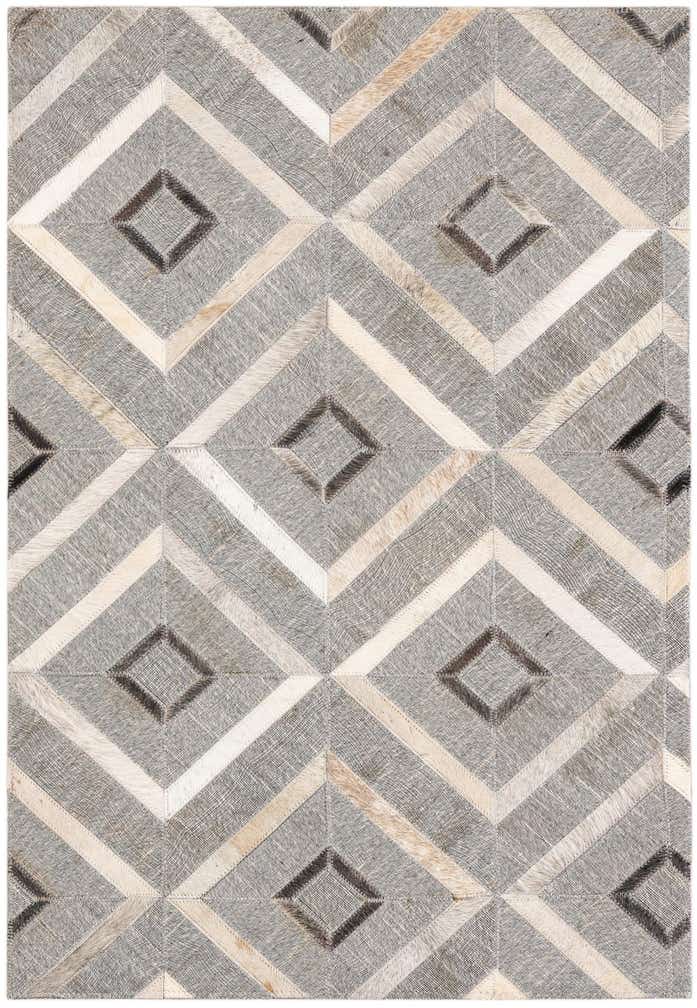 2' x 3' Cowhide Leather Rug