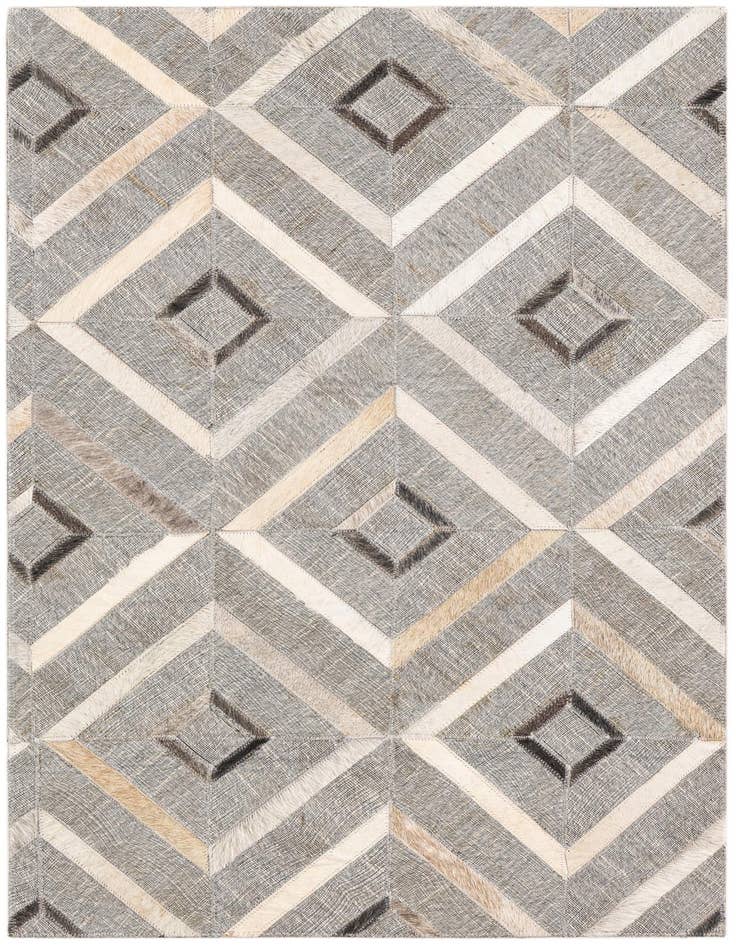 Detail image of 2' x 3' Cowhide Leather Rug