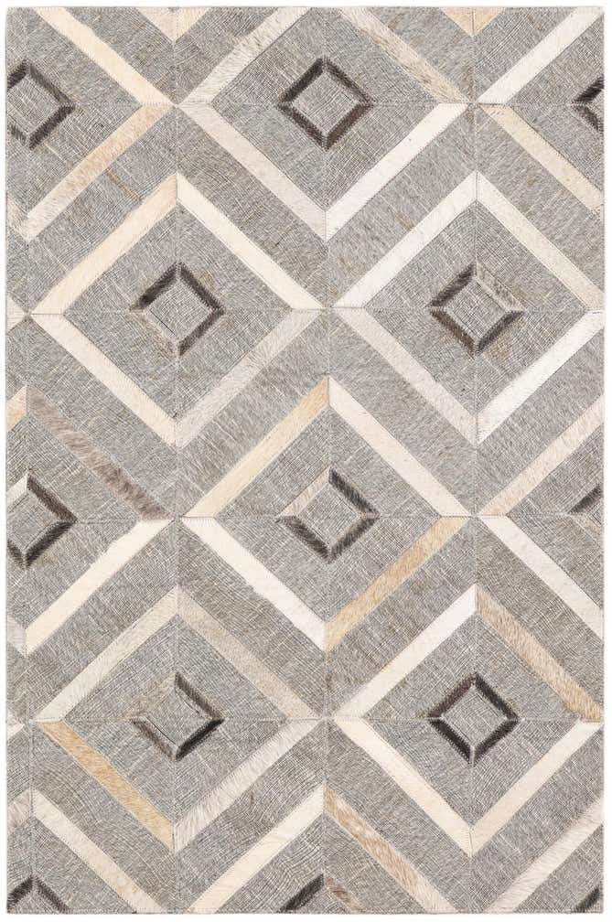 2' x 3' Cowhide Leather Rug