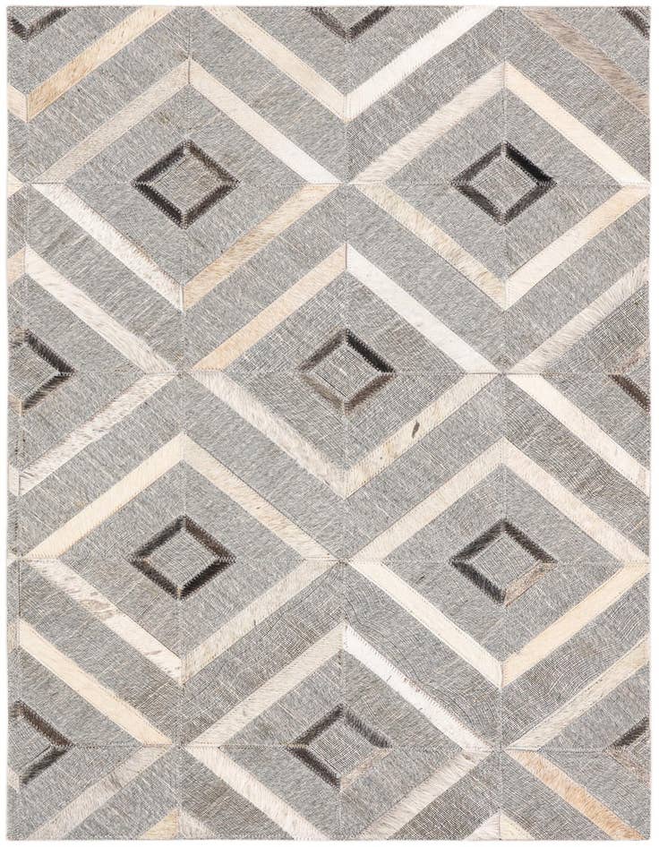 Detail image of 2' x 3' Cowhide Leather Rug
