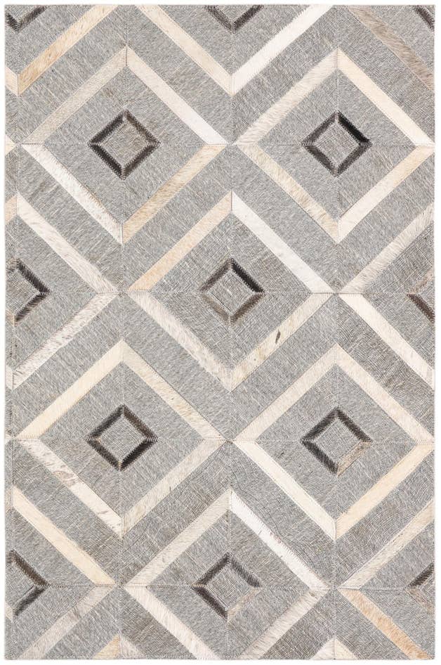 Detail image of 2' x 3' Cowhide Leather Rug