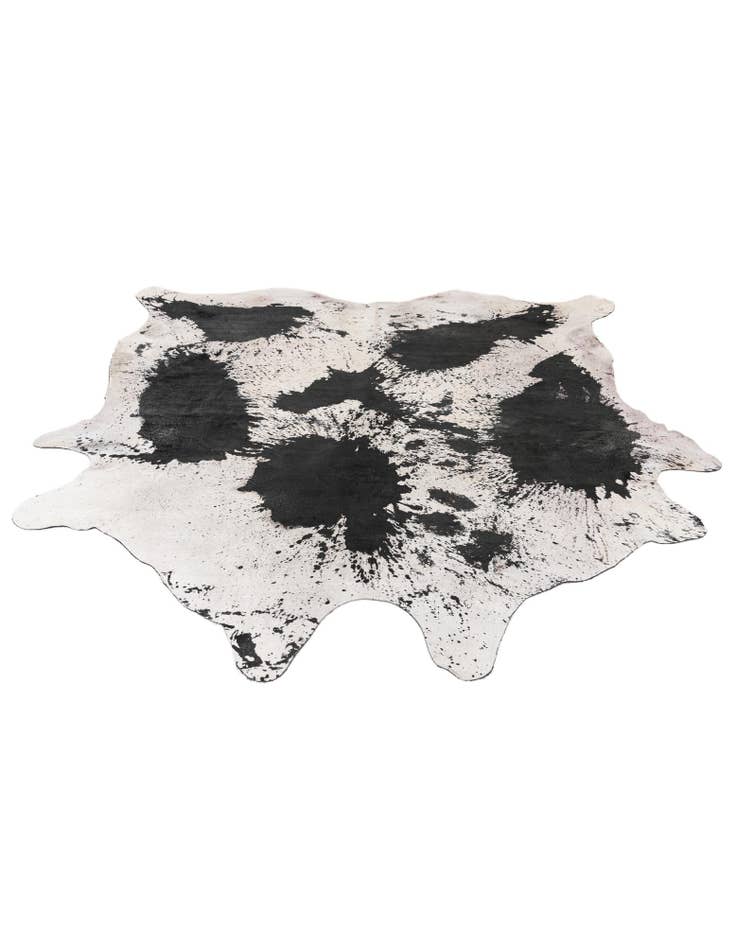 Detail image of 7' 7 x 8' 1 Cowhide Leather Rug