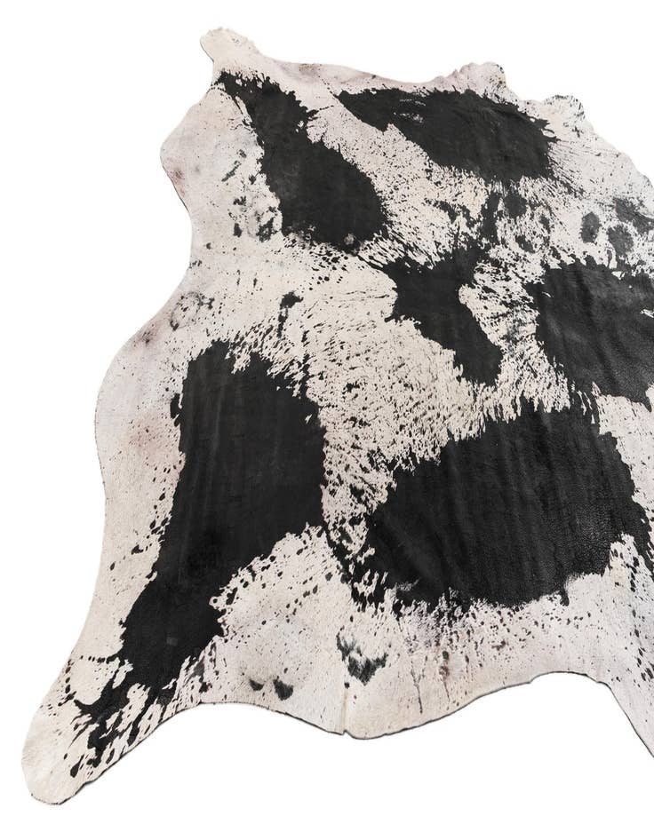 Detail image of 7' 7 x 8' 1 Cowhide Leather Rug