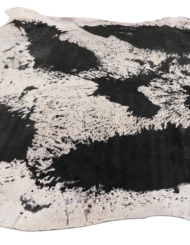 Detail image of 7' 7 x 8' 1 Cowhide Leather Rug