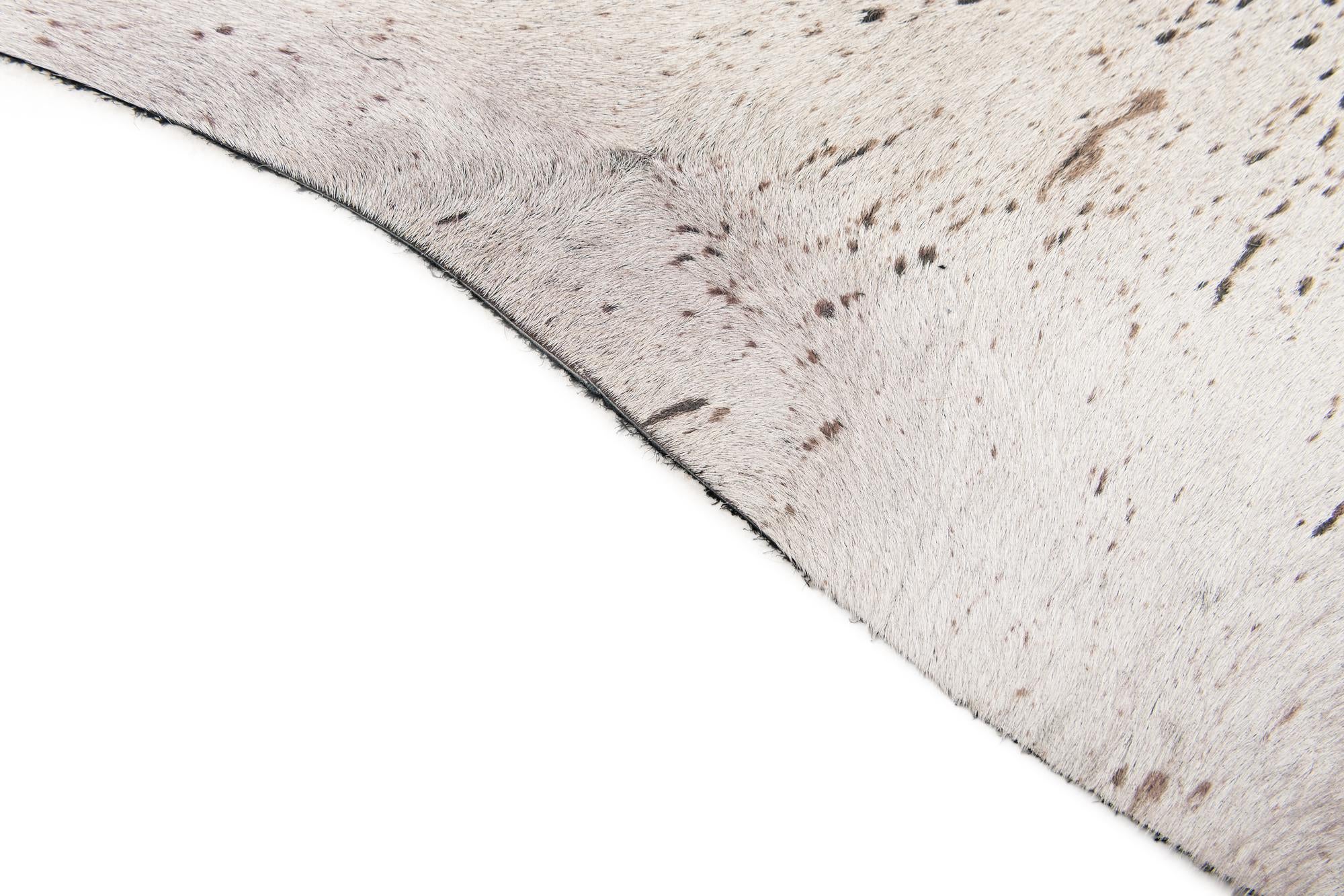 7' 4 x 8' Cowhide Leather Rug