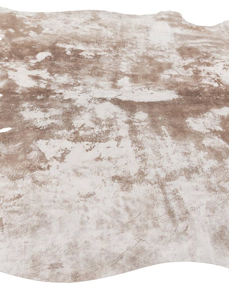 Detail image of 5' 2 x 5' 10 Cowhide Leather Rug