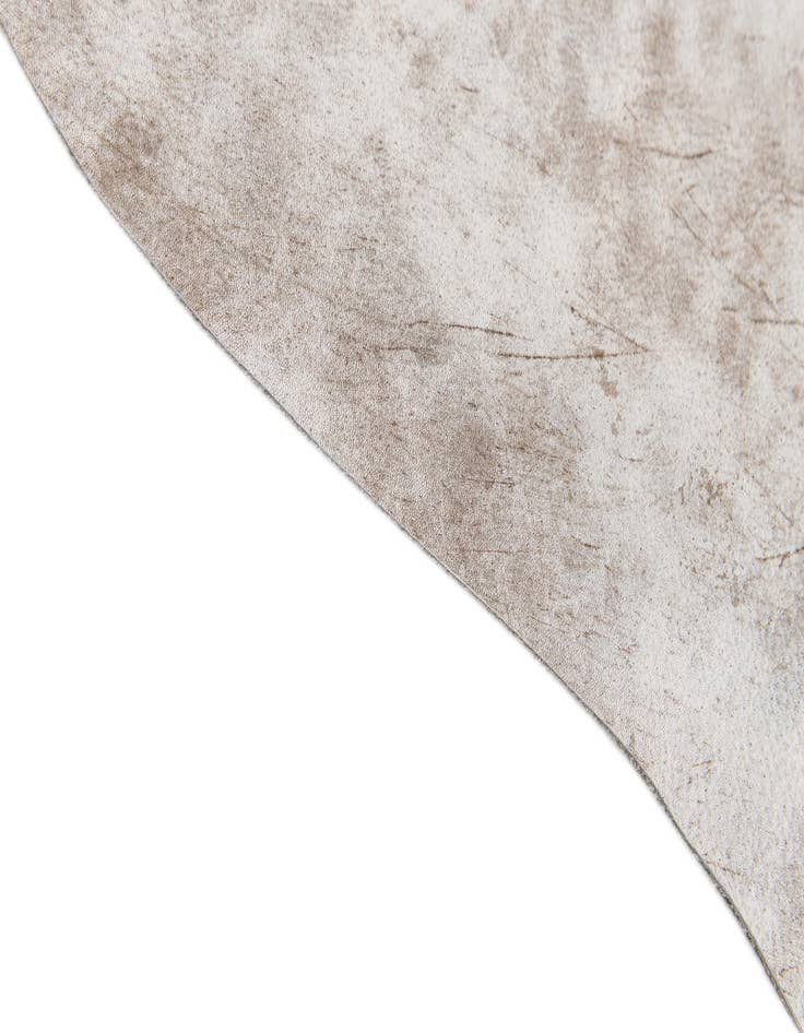Detail image of 5' 2 x 5' 10 Cowhide Leather Rug