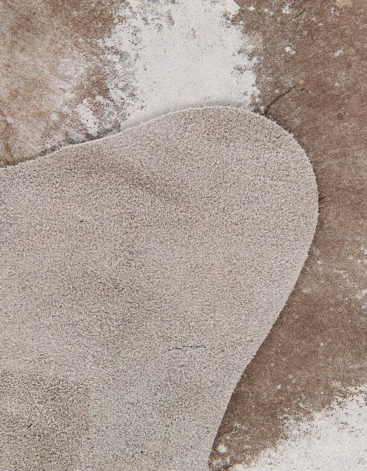 Detail image of 5' 2 x 5' 10 Cowhide Leather Rug