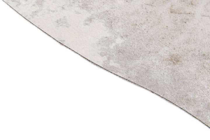 5' 9 x 6' 3 Cowhide Leather Rug