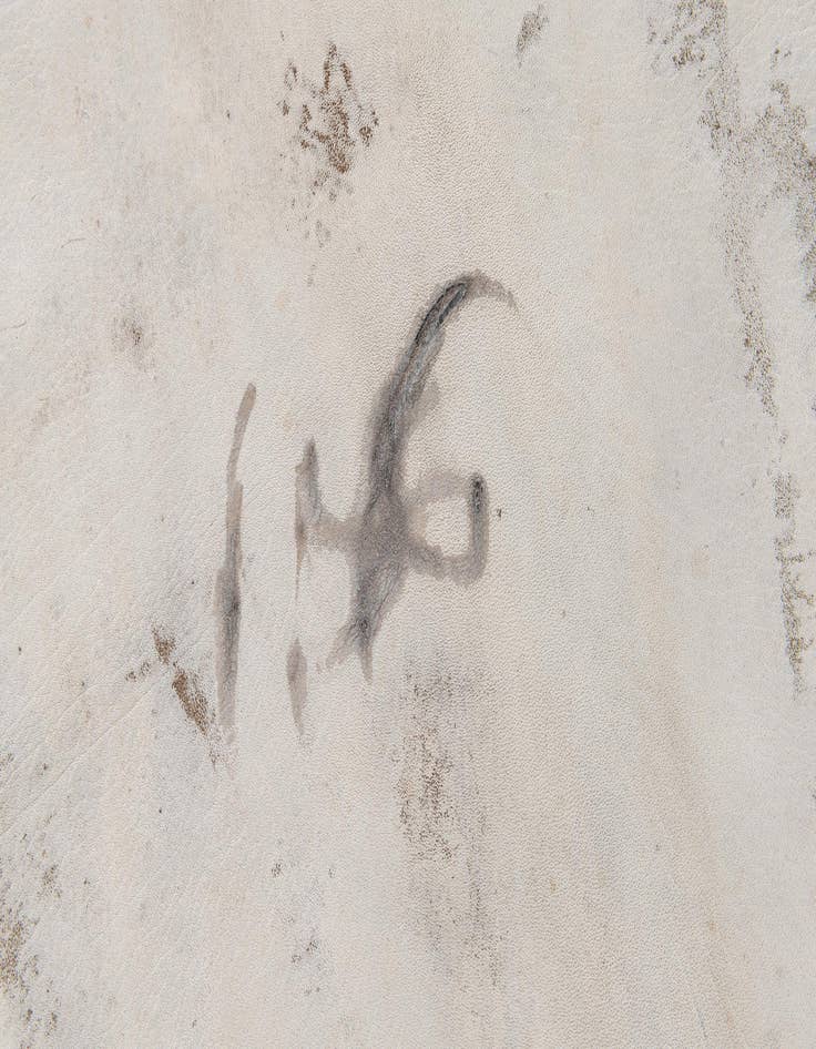 Detail image of 5' 9 x 6' 3 Cowhide Leather Rug