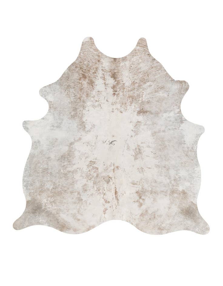 Detail image of 5' 9 x 6' 3 Cowhide Leather Rug