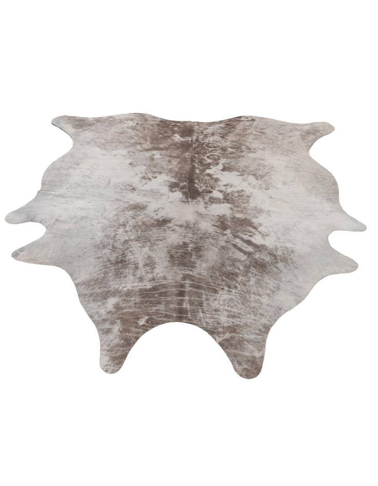 Detail image of 5' 8 x 6' 2 Cowhide Leather Rug