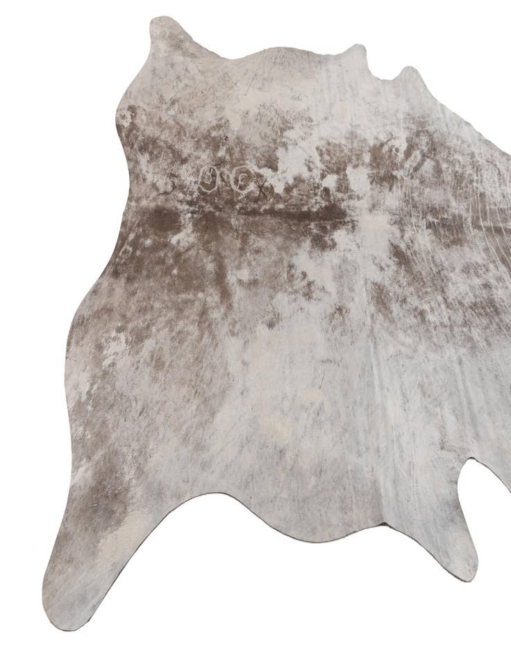 Detail image of 5' 8 x 6' 2 Cowhide Leather Rug