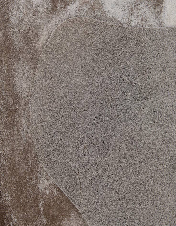 Detail image of 5' 8 x 6' 2 Cowhide Leather Rug