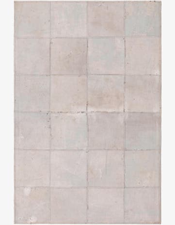 2' x 3' Cowhide Leather Rug