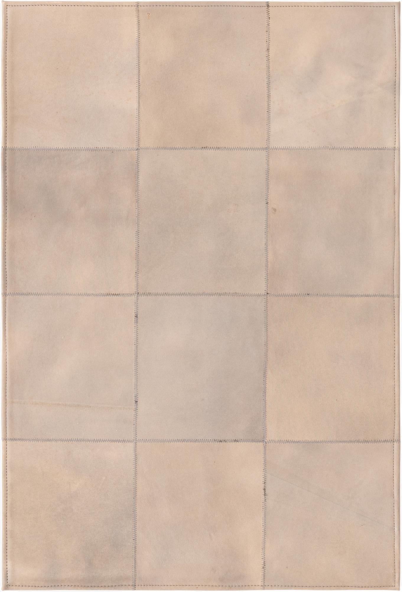 2' 1 x 3' 1 Cowhide Leather Rug