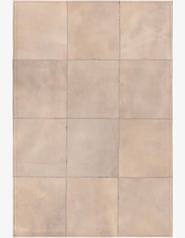 2' 1 x 3' 1 Cowhide Leather Rug