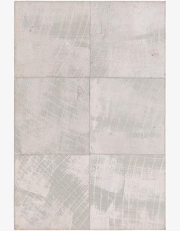 2' x 3' Cowhide Leather Rug