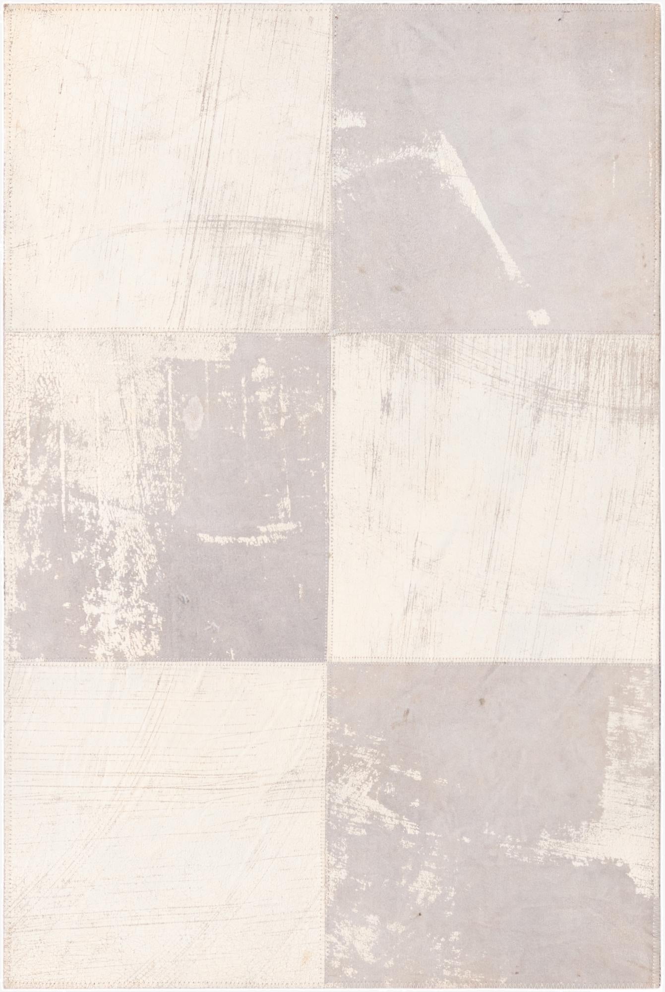 2' x 3' Cowhide Leather Rug