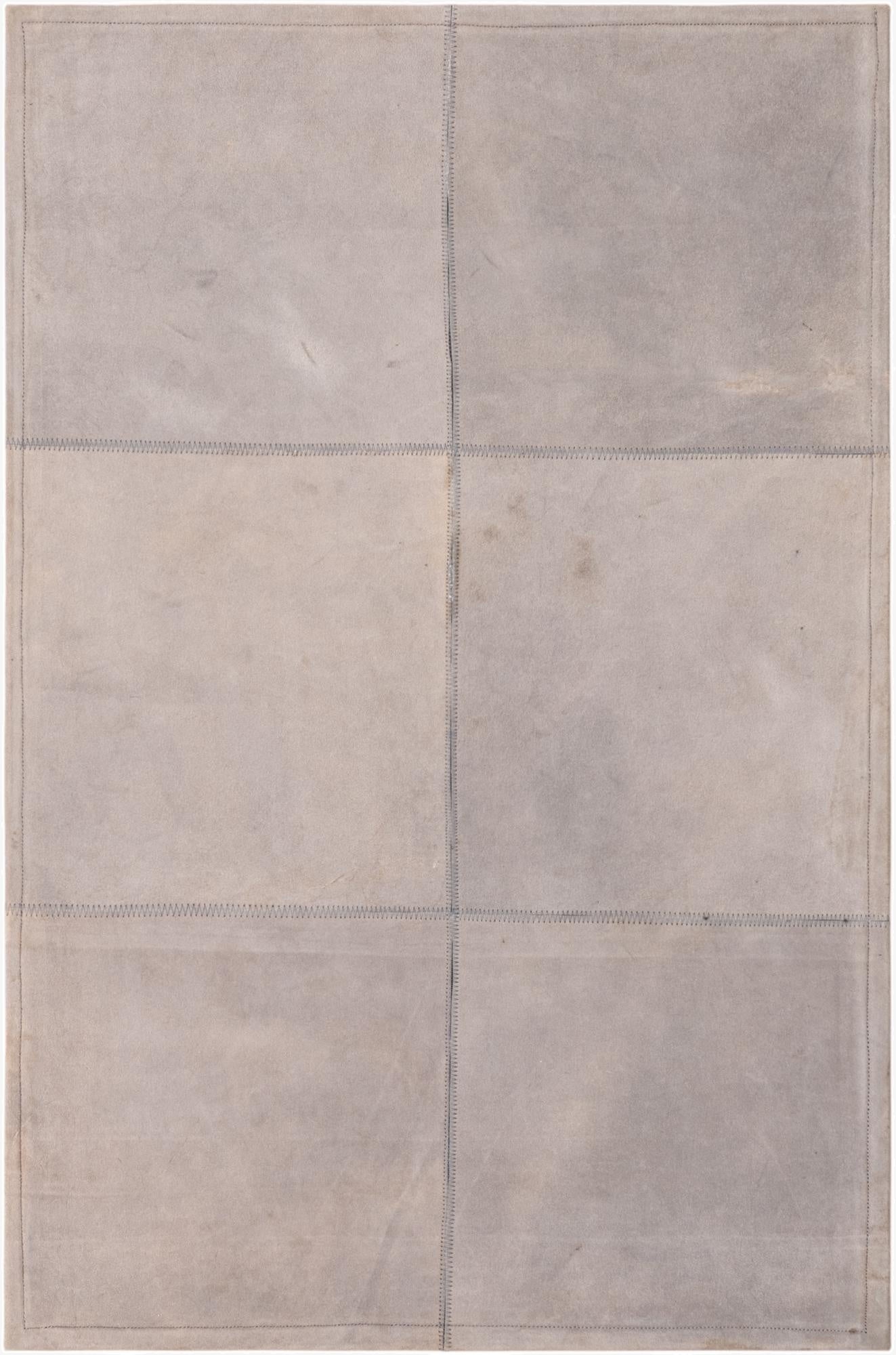 2' x 3' Cowhide Leather Rug