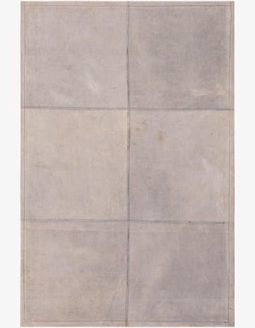 2' x 3' Cowhide Leather Rug