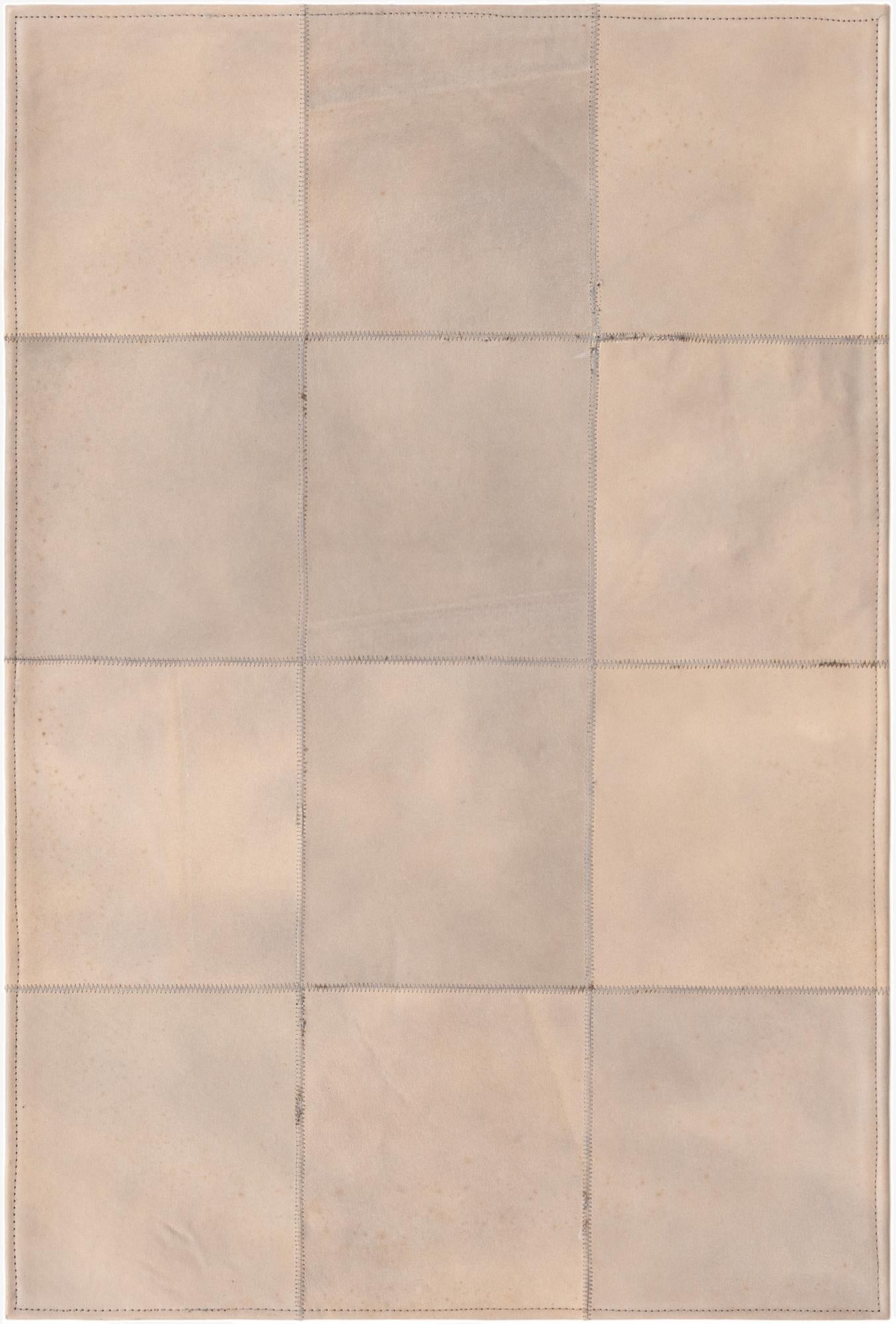 2' 1 x 3' 1 Cowhide Leather Rug