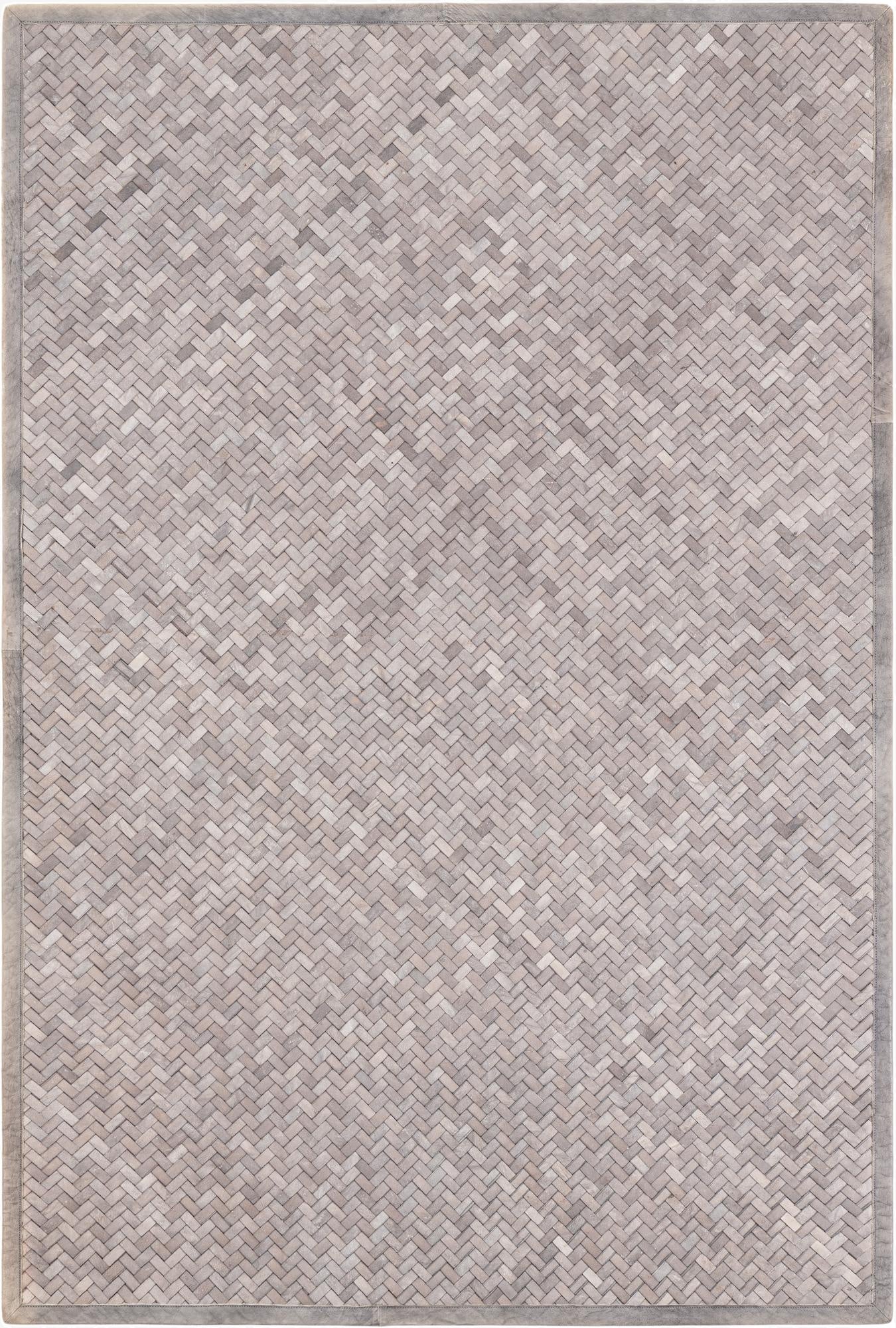 4' x 6' Cowhide Leather Rug