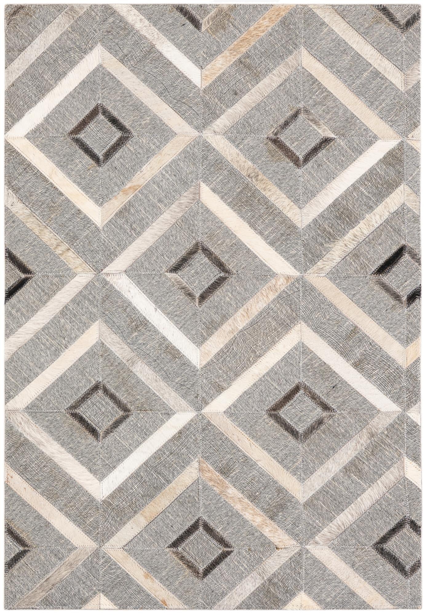 2' x 3' Cowhide Leather Rug