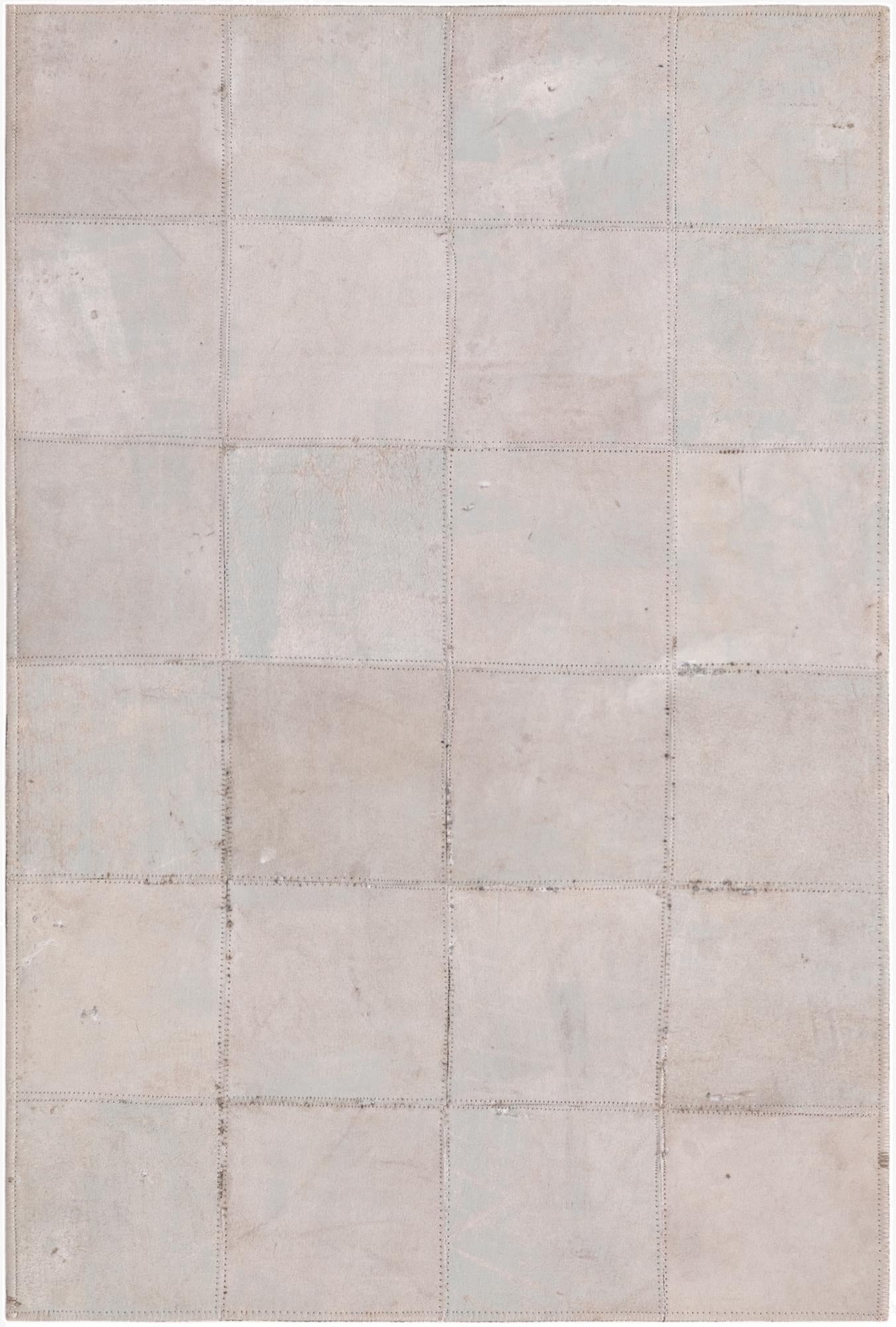 2' x 3' Cowhide Leather Rug