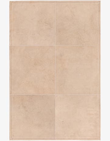 2' x 3' Cowhide Leather Rug