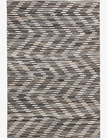 4' x 6' Cowhide Leather Rug