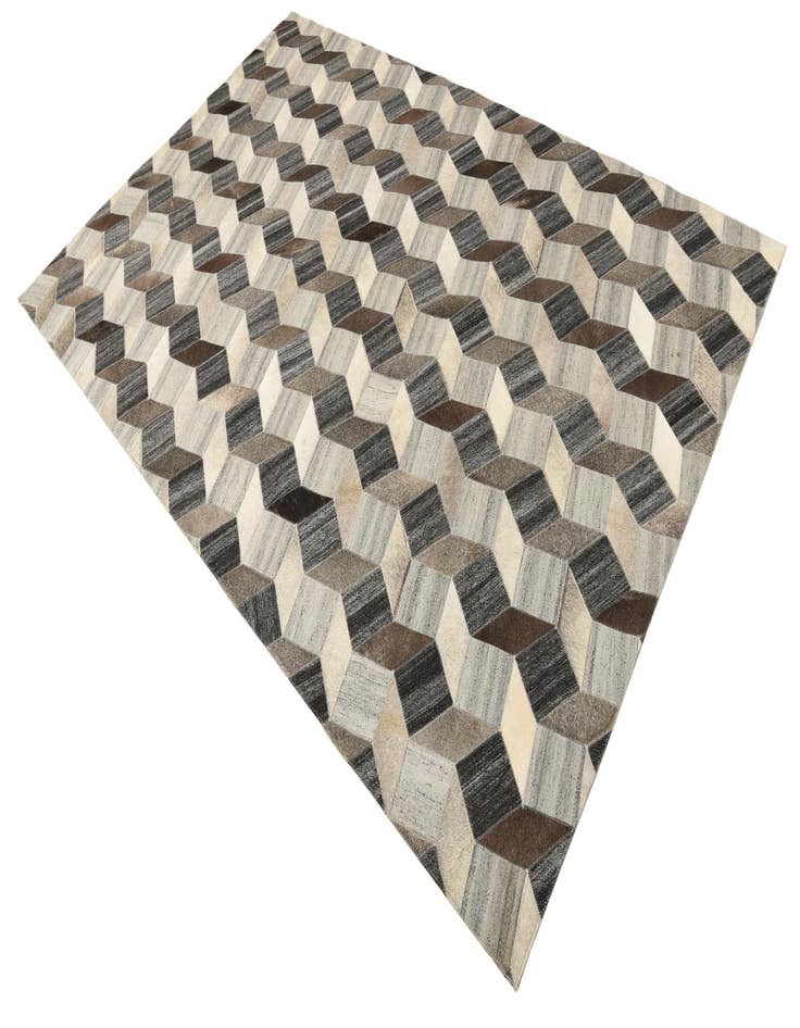 Detail image of 5' x 7' 9 Cowhide Rug