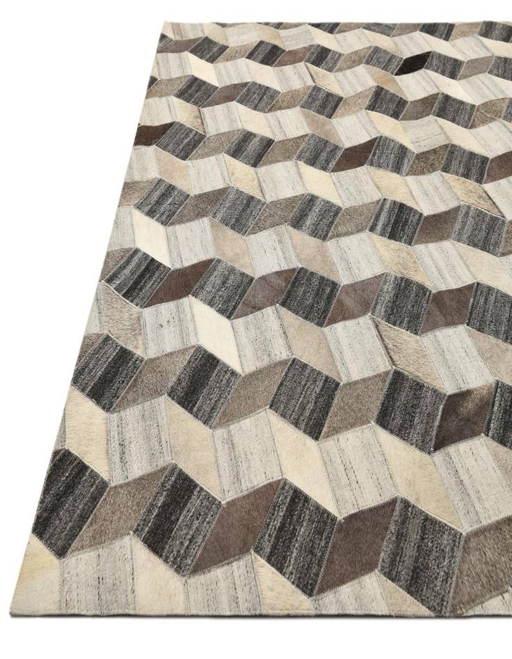 Detail image of 5' x 7' 9 Cowhide Rug