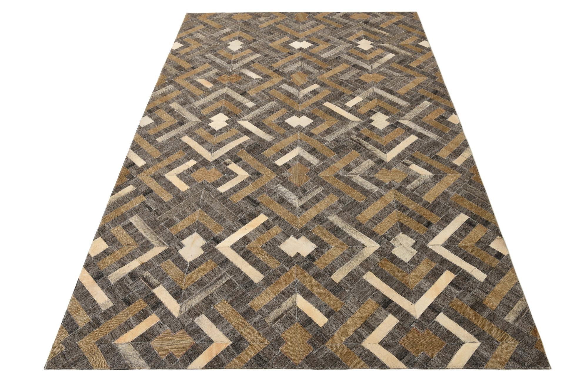 5' x 7' 9 Cowhide Rug