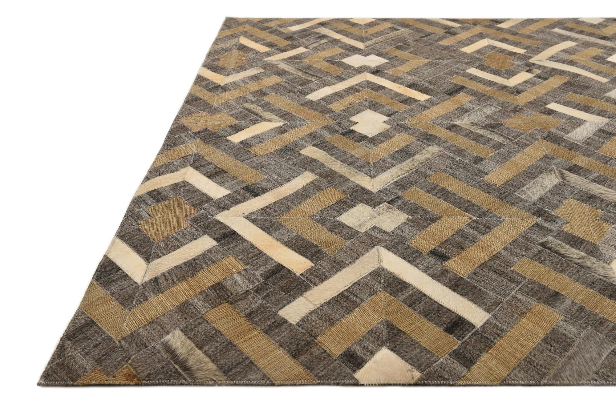 5' x 7' 9 Cowhide Rug
