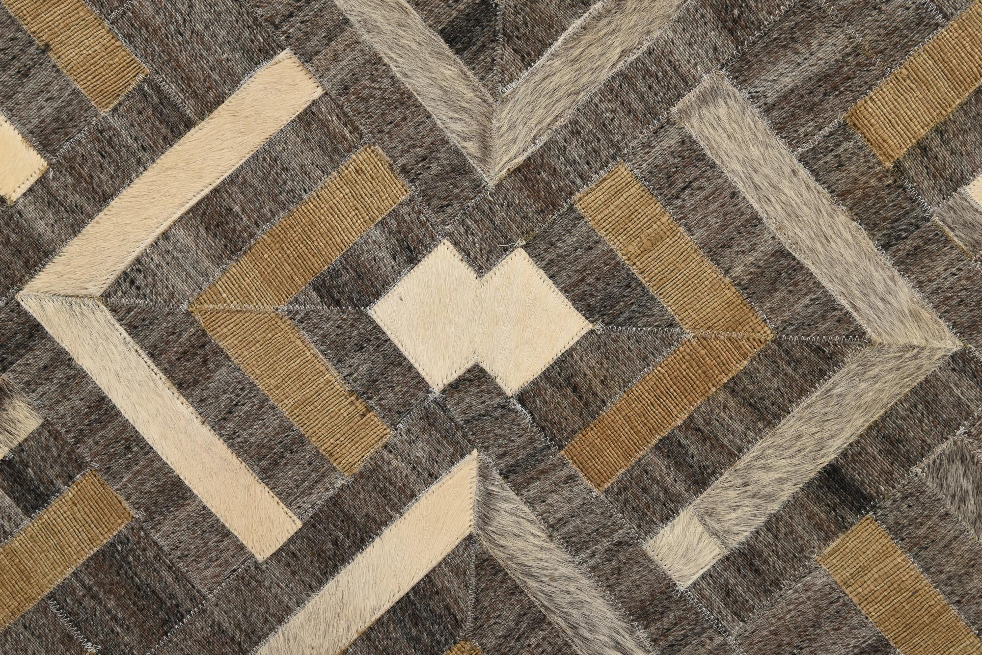5' x 7' 9 Cowhide Rug