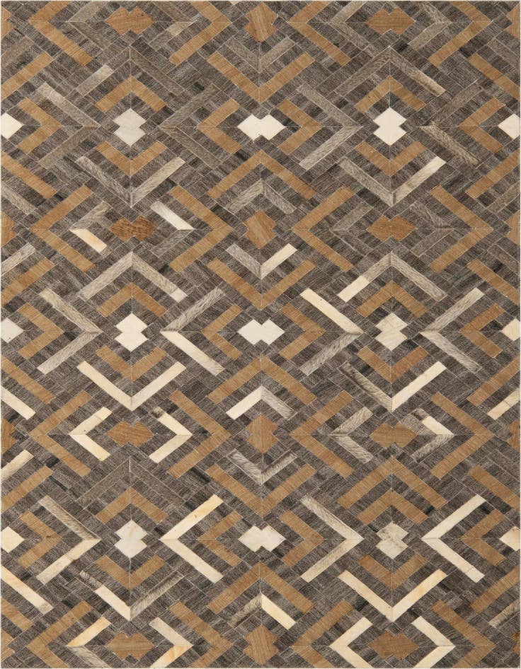 Detail image of 5' x 7' 9 Cowhide Rug