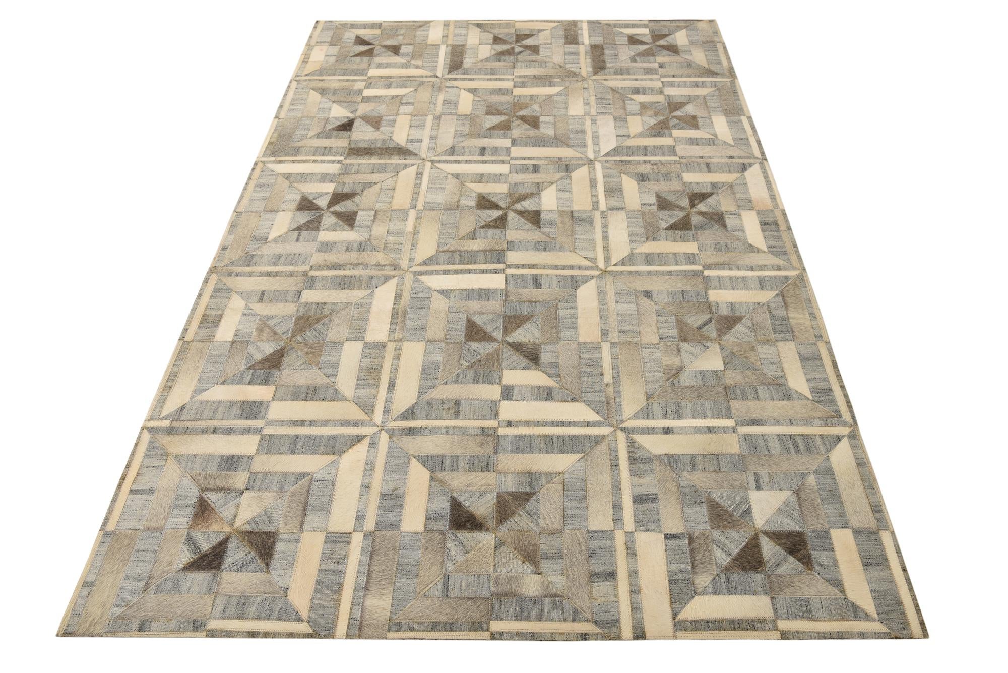 5' x 7' 9 Cowhide Rug