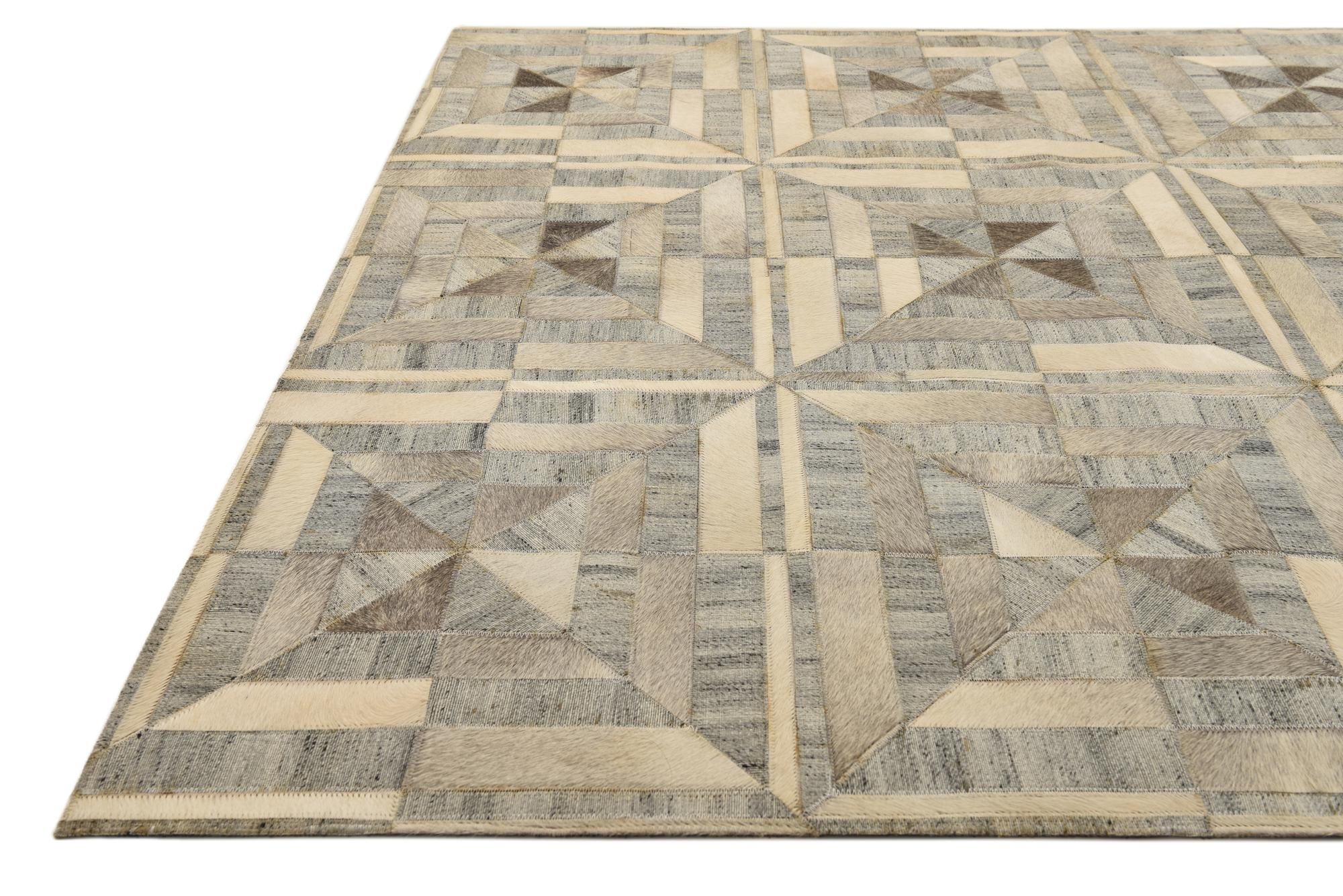 5' x 7' 9 Cowhide Rug