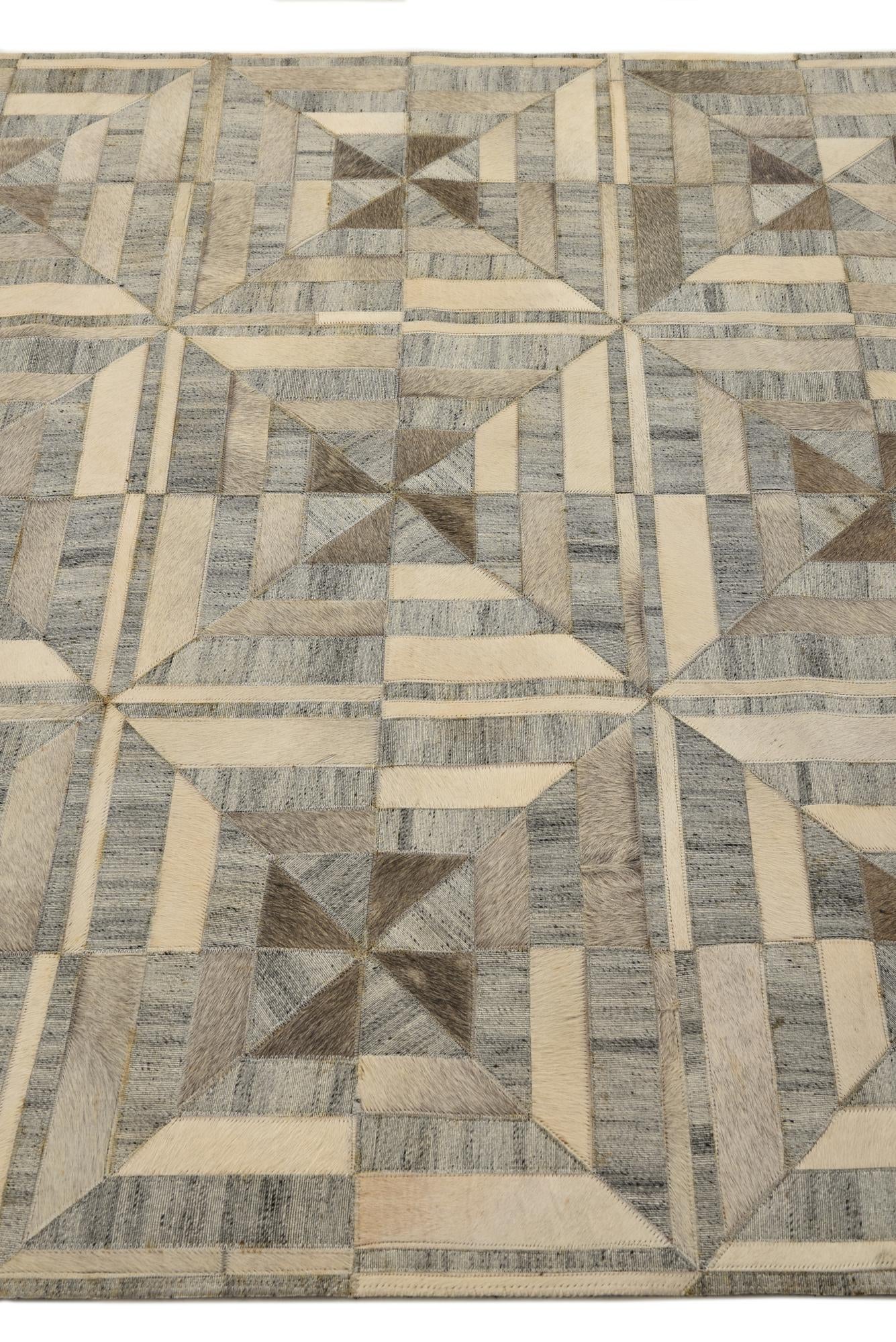 5' x 7' 9 Cowhide Rug