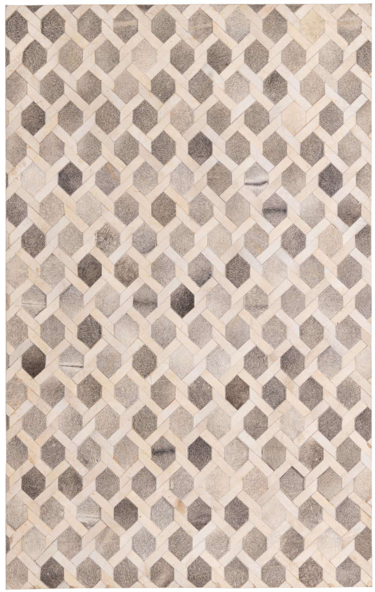 5' 1 x 8' Cowhide Rug