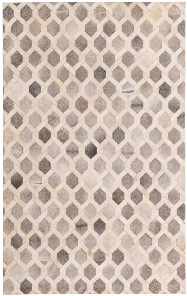 5' 1 x 8' Cowhide Rug