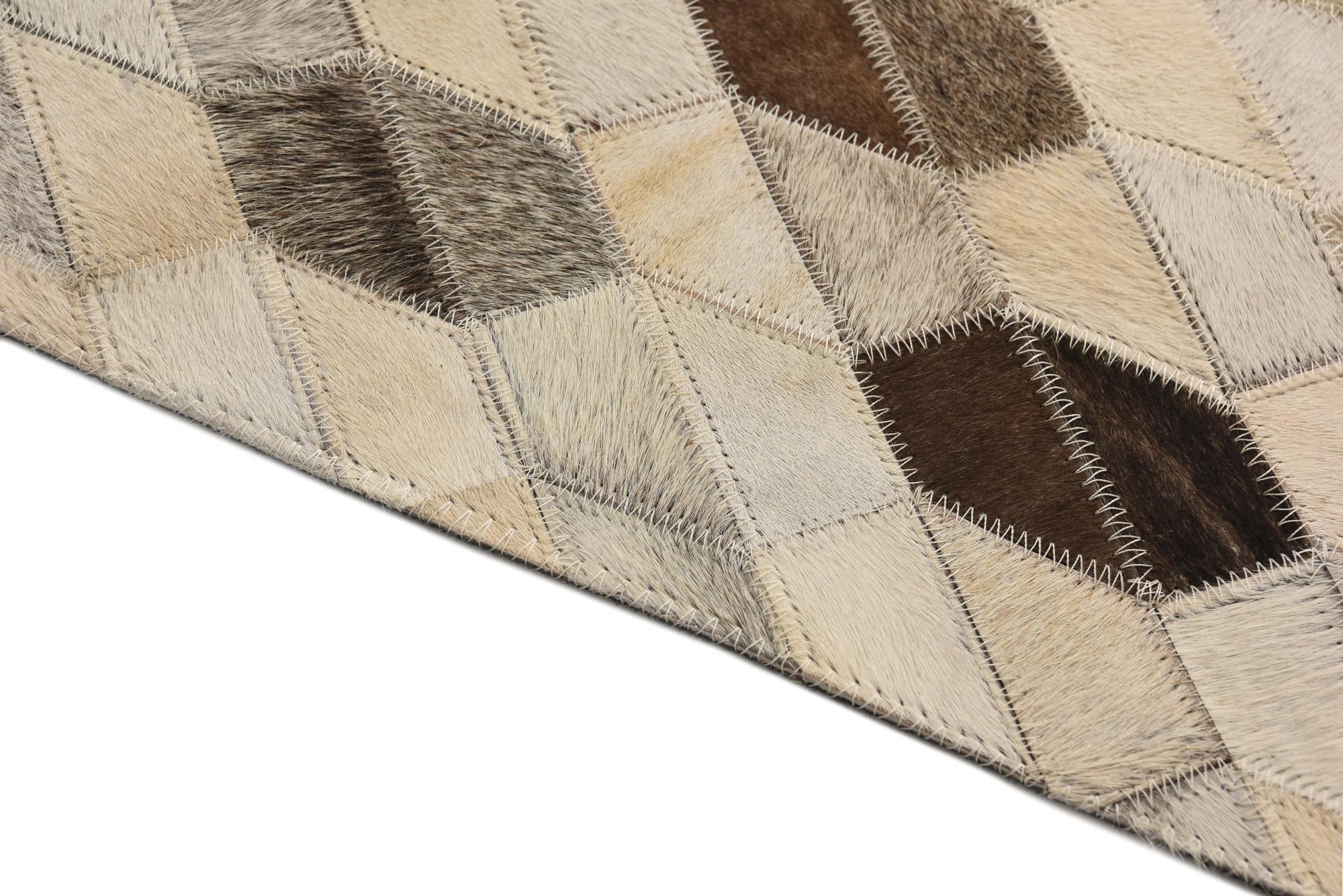 5' 2 x 7' 5 Cowhide Rug
