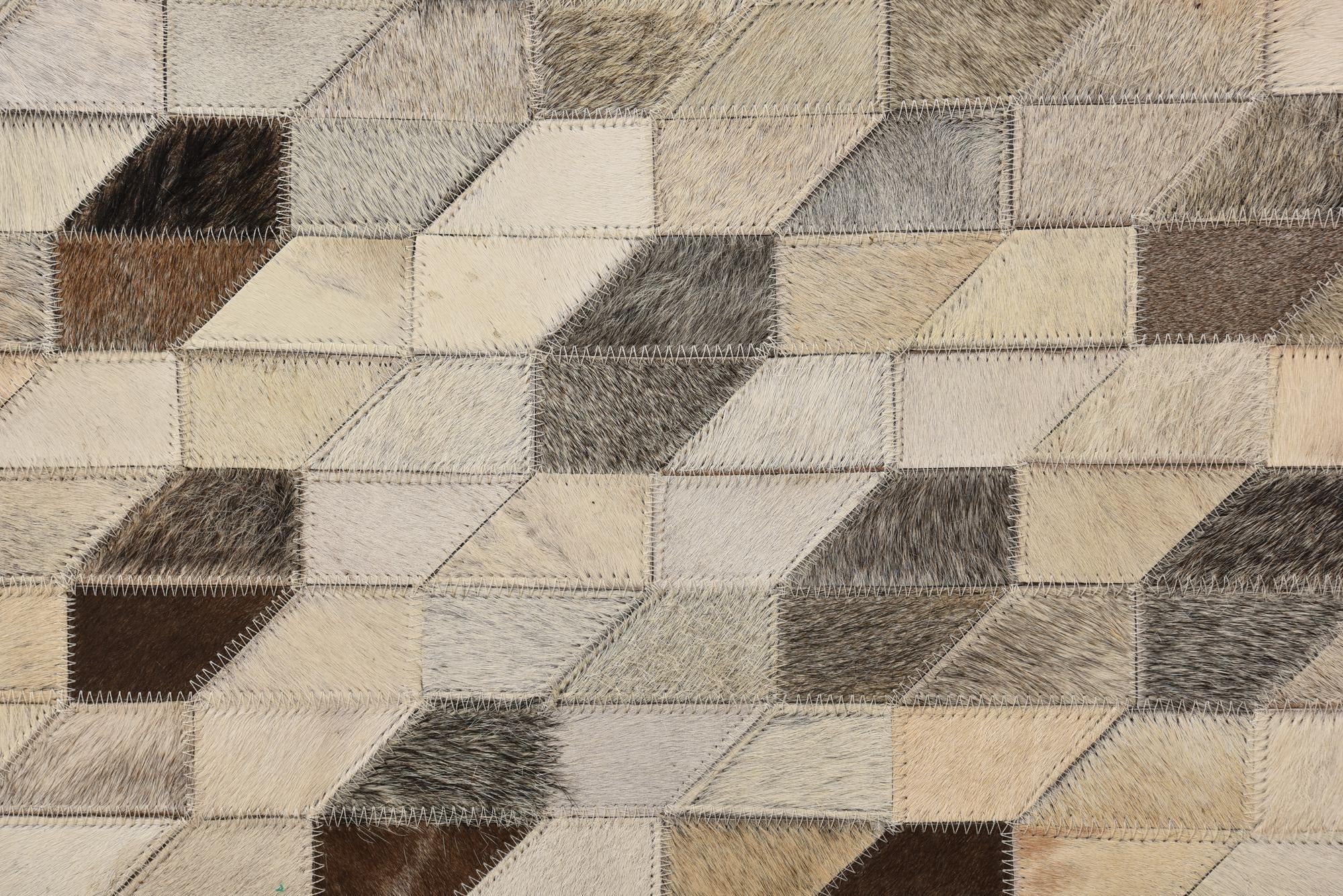 5' 2 x 7' 5 Cowhide Rug