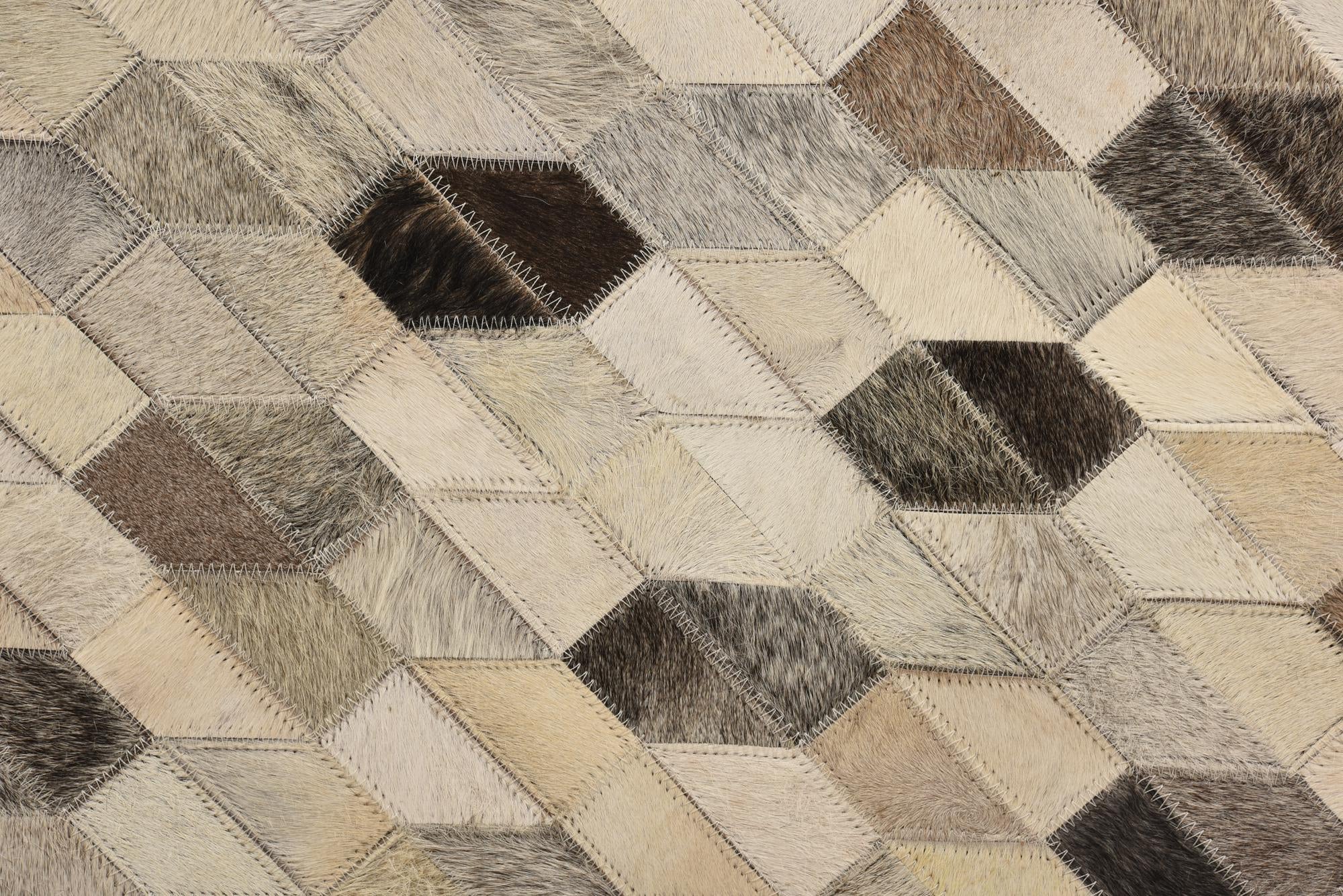 5' 2 x 7' 5 Cowhide Rug