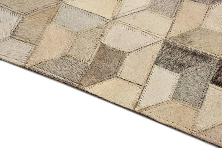 Detail image of 5' 4 x 7' 6 Cowhide Rug